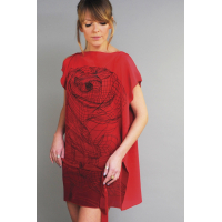 5-in-1 Tunic Red Rose